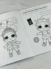 Альбом для творчества раскраска для девочек Кукла ЛОЛ LOL