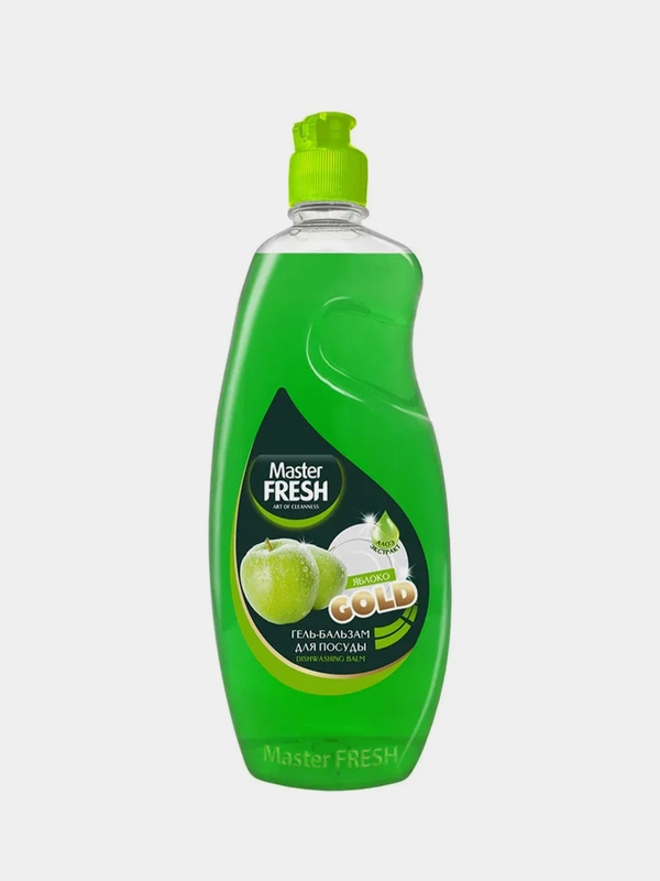 Гель для мытья посуды Master FRESH Яблоко "Формула TURBO", 750 мл