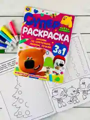 Раскраска для малышей рисуем по клеточкам точкам Мимимишки Кеша Тучка Лисичка Цыпа