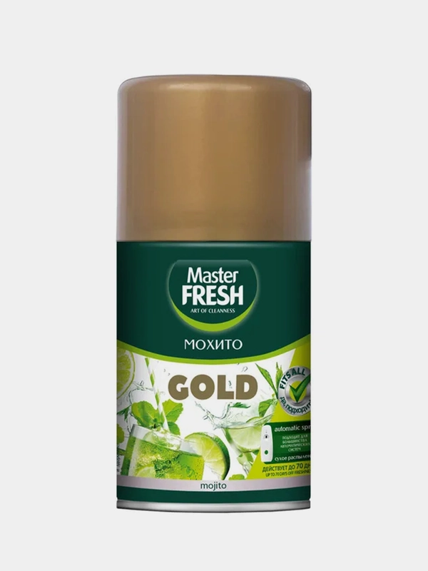 Освежитель воздуха Master FRESH GOLD "Мохито", сменный баллон, 250 мл