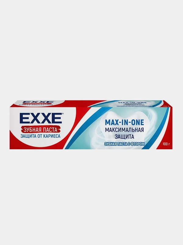Зубная паста EXXE Максимальная защита от кариеса Max-in-one, 100 г
