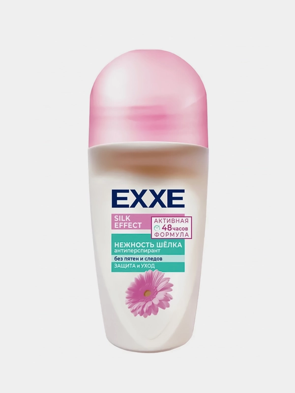 Женский дезодорант антиперспирант EXXE Silk effect Нежность шёлка, ролик, 50 мл