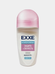 EXXE женский дезодорант антиперспирант Sensitive Защита и свежесть, 50 мл (ролик)
