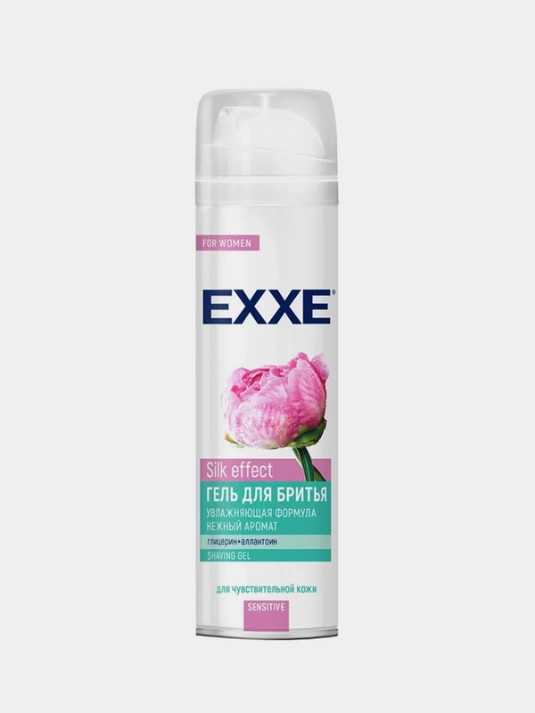 Гель для бритья EXXE Sensitive Silk effect, женский, 200 мл