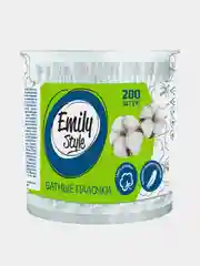 Ватные палочки Emily Style, банка, 200 штук
