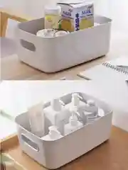 Серый органайзер ящик для хранения, гибкий, 1 шт