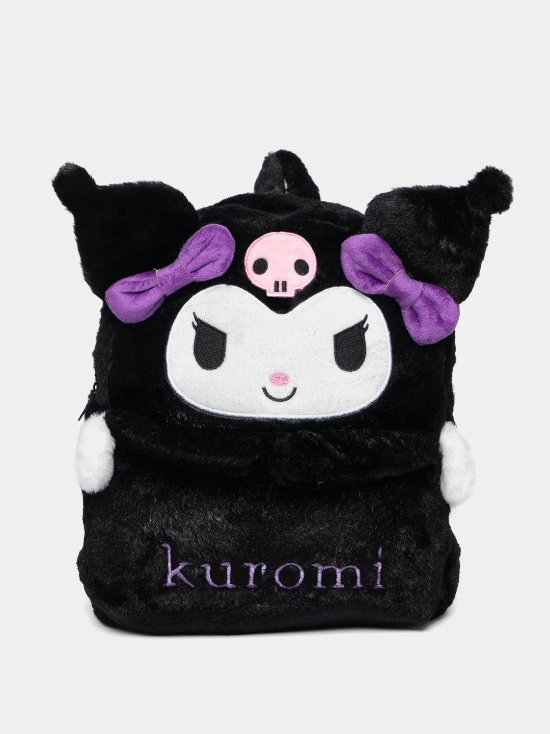 Черный детский рюкзак Kuromi Куроми для сада, прогулок и занятий