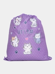 Мешок для обуви Brauberg Kids, сумка для сменки в школу, чехол с петлей