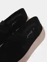 Черный лоферы женские замшевые на платформе