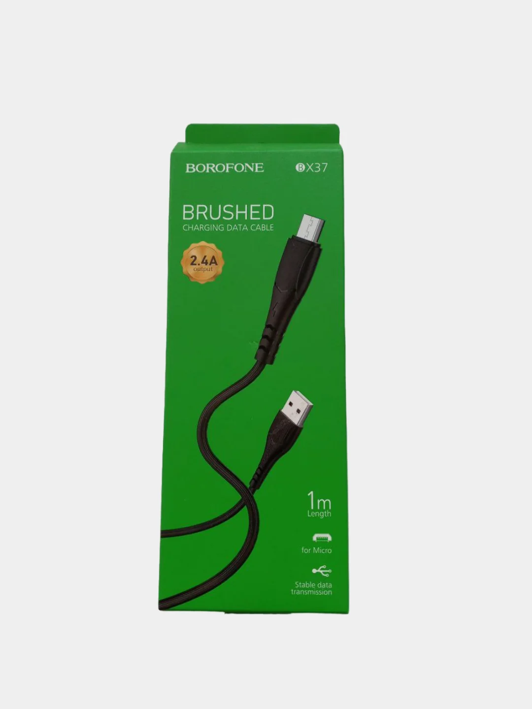 Зарядное устроиство Кабель Borofone BX37, microUSB - USB, 2.4 А, 1 м