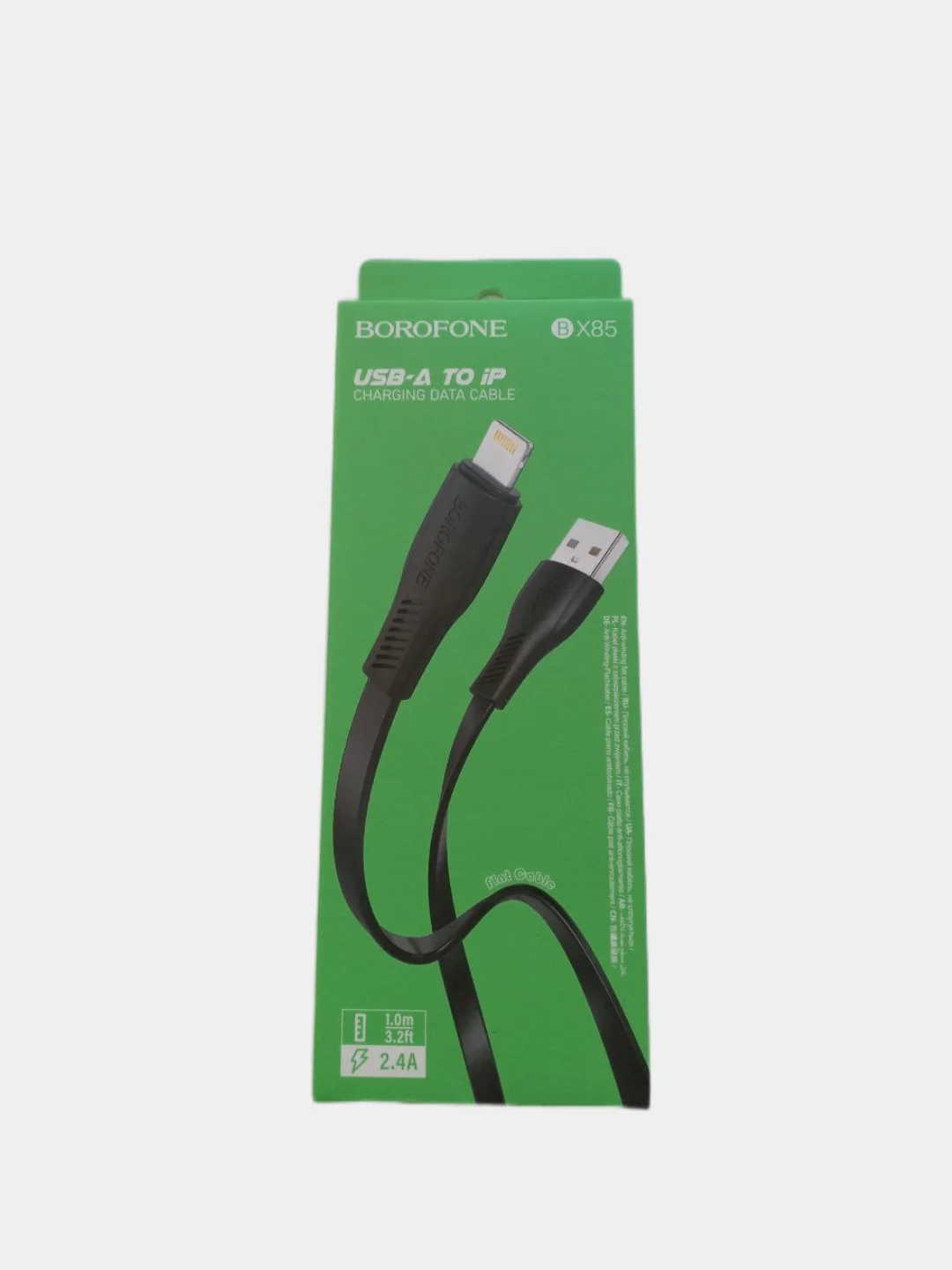 Кабель BOROFON IOS BX85 2.4 A 1М iphone
