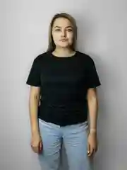 Черный футборолка женская, футболка базовая, однотонная