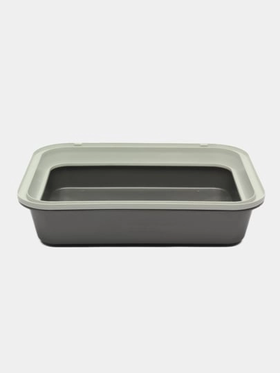 Сибирская кошка Туалет , лоток для кошек, глубокий с бортиком, без сетки ( 37x27x 9.5 см )