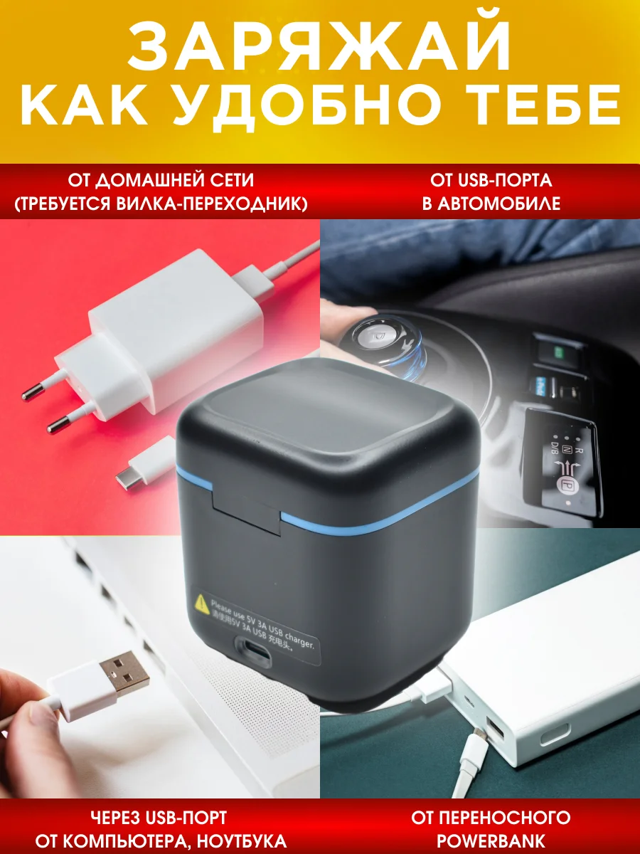Зарядное устройство для камер GoPro 12, 11, 10, 9