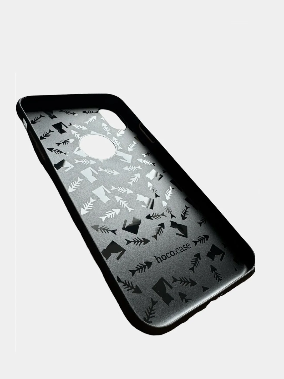 Тонкий силиконовый чехол для смартфона Apple iPhone X и XS HOCO Fascination Series черный
