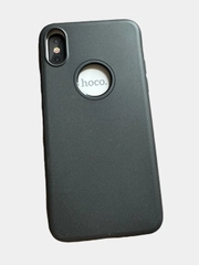 Тонкий силиконовый чехол для смартфона Apple iPhone X и XS HOCO Fascination Series черный