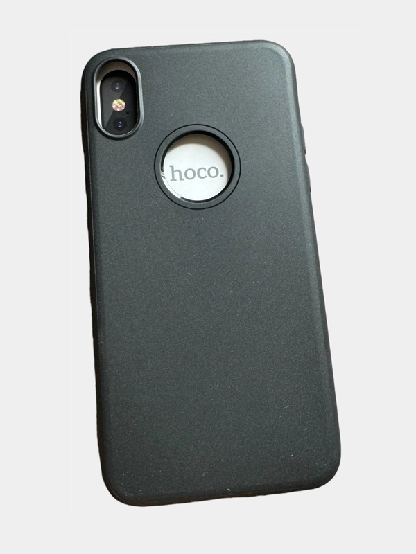 Тонкий силиконовый чехол для смартфона Apple iPhone X и XS HOCO Fascination Series черный