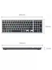 Беспроводная клавиатура UGREEN KU005 Ultra Slim Wireless Keyboard (2.4GHz / Bluetooth 5.0)