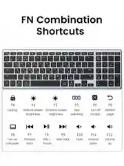 Беспроводная клавиатура UGREEN KU005 Ultra Slim Wireless Keyboard (2.4GHz / Bluetooth 5.0)