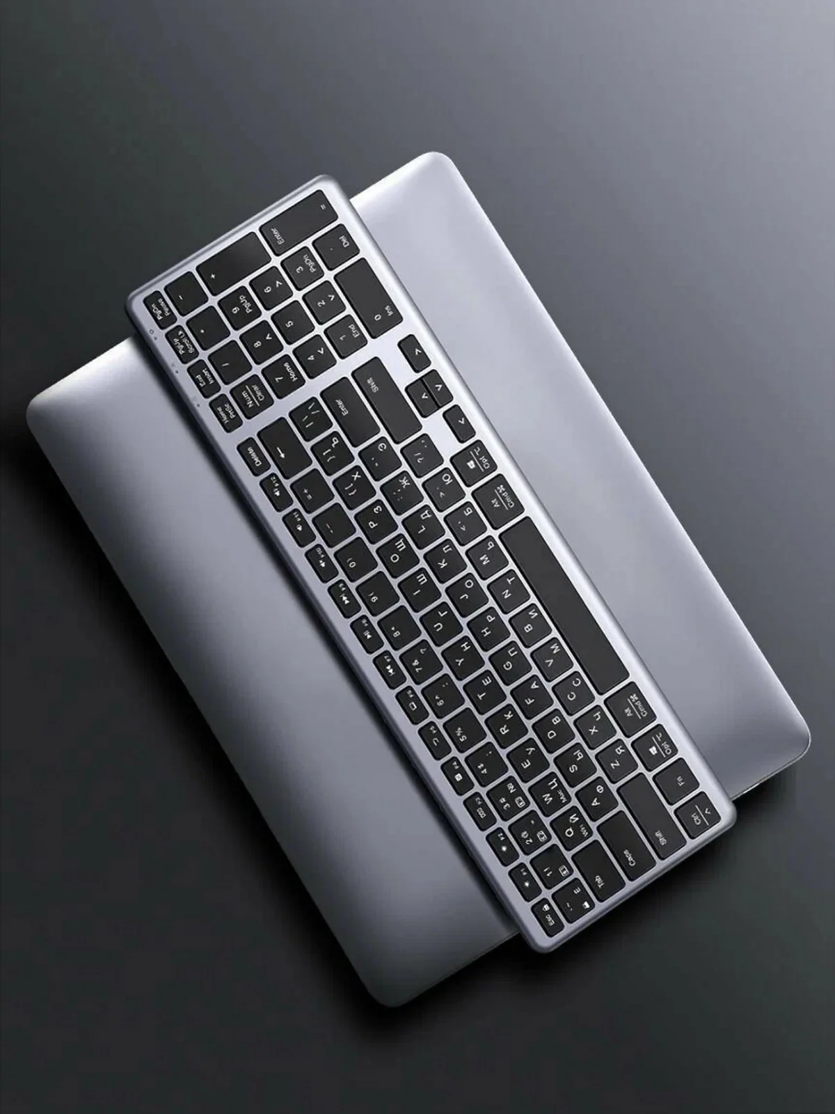Беспроводная клавиатура UGREEN KU005 Ultra Slim Wireless Keyboard (2.4GHz / Bluetooth 5.0)