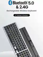 Беспроводная клавиатура UGREEN KU005 Ultra Slim Wireless Keyboard (2.4GHz / Bluetooth 5.0)