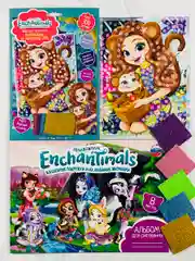 Набор Альбом Аппликация Картина Энчантималс Enchantimals