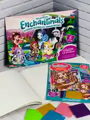 Набор Альбом Аппликация Картина Энчантималс Enchantimals