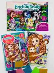 Набор Альбом Аппликация Картина Энчантималс Enchantimals