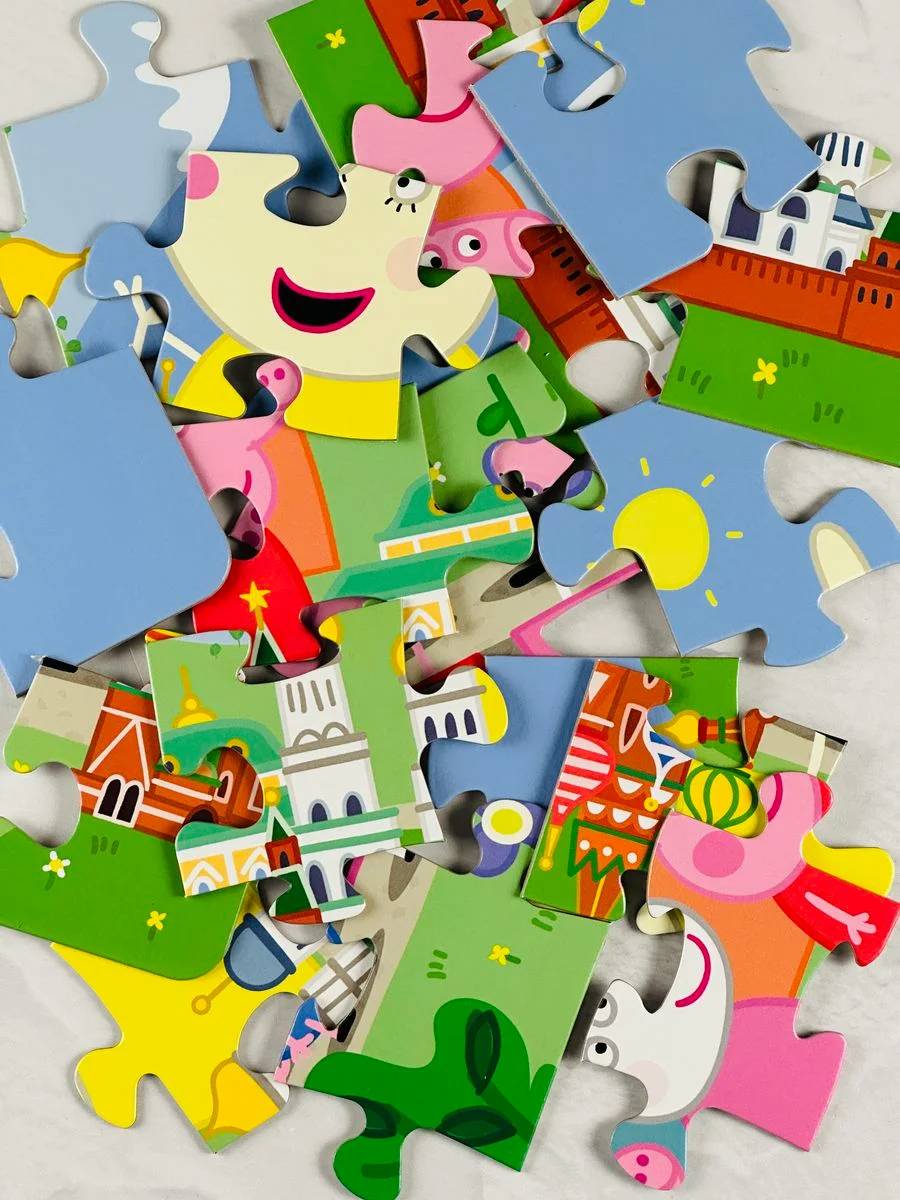 Пазл мозаика для малышей крупные детали Свинка Пеппа 35 элементов Peppa Pig