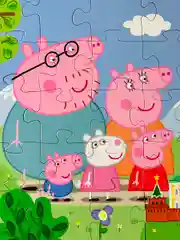 Пазл мозаика для малышей крупные детали Свинка Пеппа 35 элементов Peppa Pig