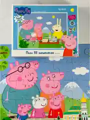 Пазл мозаика для малышей крупные детали Свинка Пеппа 35 элементов Peppa Pig