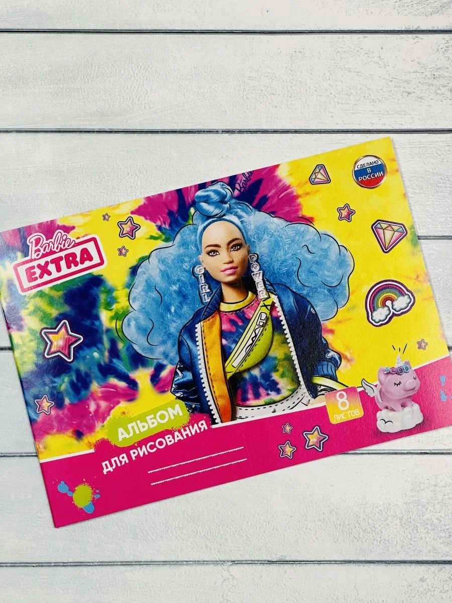 Альбом для девочек Листы Barbie (Барби) куколка из мультика