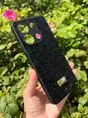 Черный силиконовый чехол the bling world для Xiaomi Redmi Note 13 4G / Редми Нот 13 4G