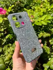 Серебряный силиконовый чехол the bling world для Xiaomi Redmi Note 13 4G / Редми Нот 13 4G