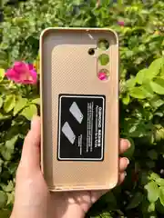Золотой силиконовый чехол the bling world для Samsung A25 / Самсунг А25