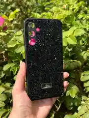 Черный силиконовый чехол the bling world для Samsung A25 / Самсунг А25