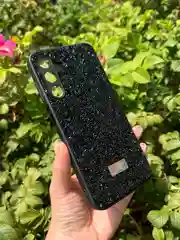 Черный силиконовый чехол the bling world для Samsung A25 / Самсунг А25