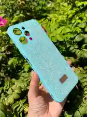 Бирюзовый силиконовый чехол the bling world для Xiaomi Redmi 12 4G / Редми 12 4G