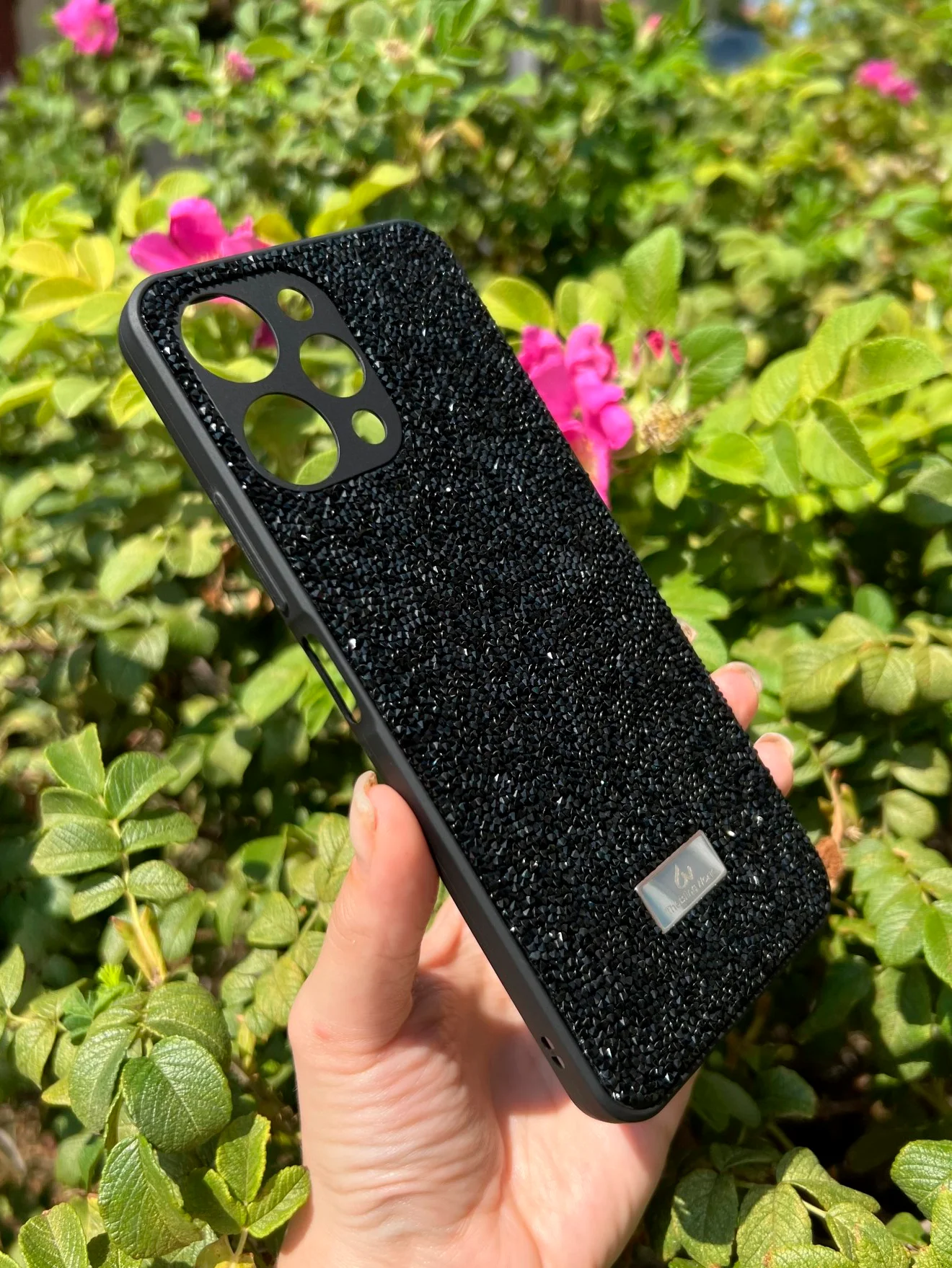 Черный силиконовый чехол the bling world для Xiaomi Redmi 12 4G / Редми 12 4G