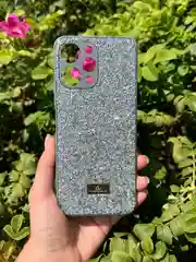 Серебряный силиконовый чехол the bling world для Xiaomi Redmi 12 4G / Редми 12 4G