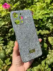 Серебряный силиконовый чехол the bling world для Xiaomi Redmi 12 4G / Редми 12 4G