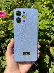 Сиреневый силиконовый чехол the bling world для Xiaomi Redmi 12 4G / Редми 12 4G