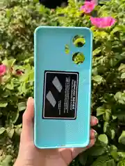 Бирюзовый силиконовый чехол the bling world для Realme C55 / Реалми С55