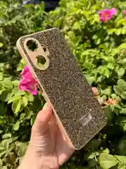 Золотой силиконовый чехол the bling world для Realme C55 / Реалми С55