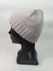 Бежевый шапка бини вязаная женская,однотонная мужская, унисекс