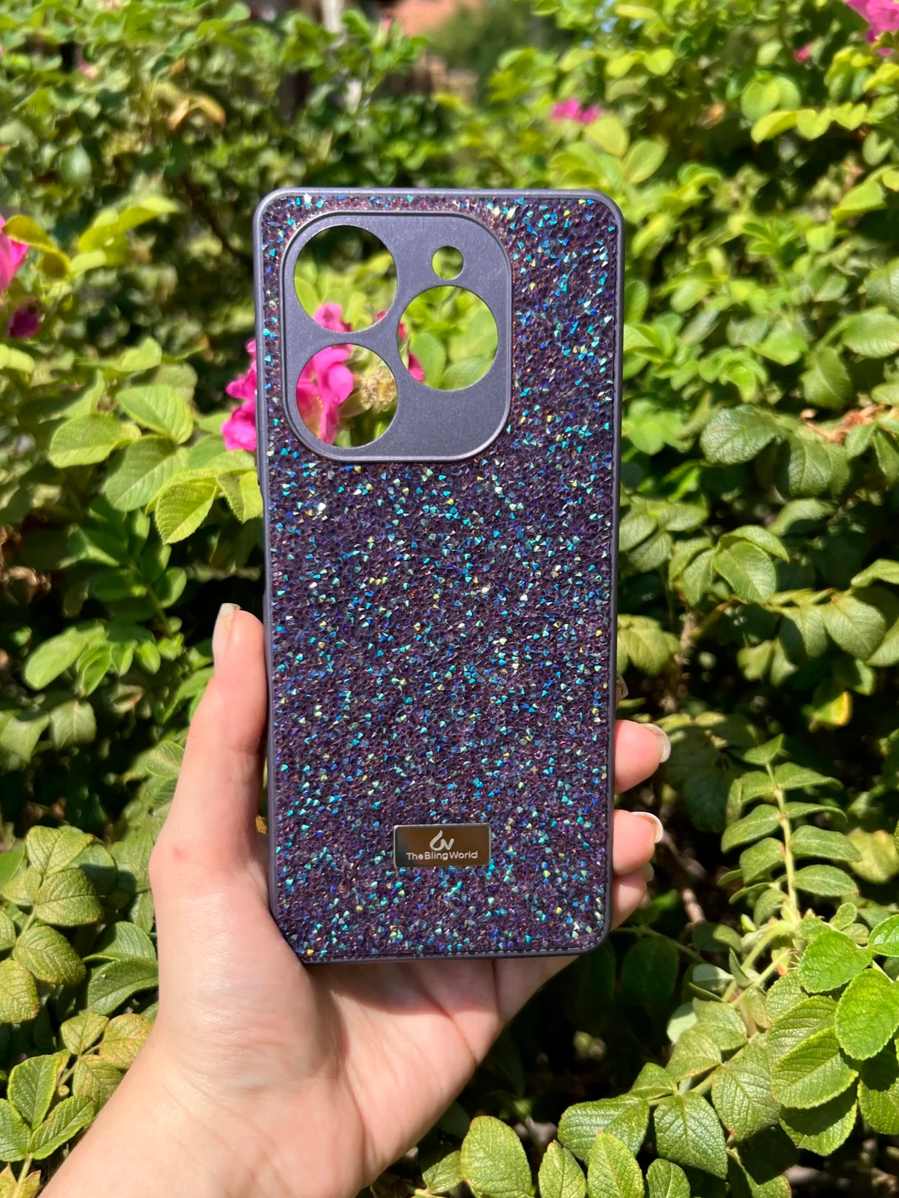 Силиконовый чехол the bling world для Tecno Spark 20 Pro / Техно Спарк 20 Про
