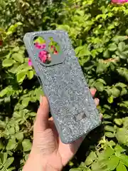 Серебряный силиконовый чехол the bling world для Tecno Spark 20 Pro / Техно Спарк 20 Про