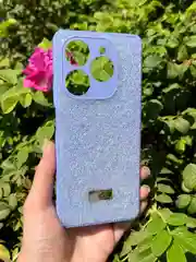 Сиреневый силиконовый чехол the bling world для Tecno Spark 20 Pro / Техно Спарк 20 Про