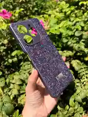 Фиолетовый силиконовый чехол the bling world для Tecno Spark 20 Pro / Техно Спарк 20 Про