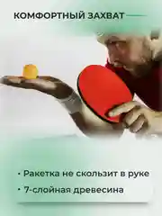 Набор ракеток для настольного тенниса с мячами и сеткой